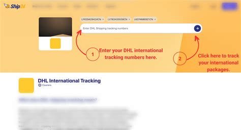 dhl suivi international.